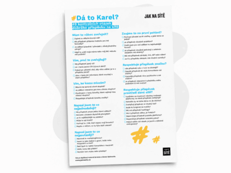 Jak na sítě - checklist Dá to Karel?